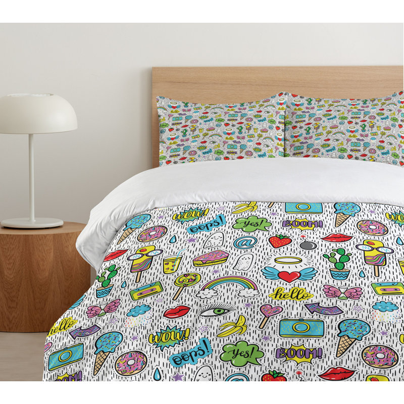 No Duvet Cover, California King Duvet Cover + 2 Standard Shams