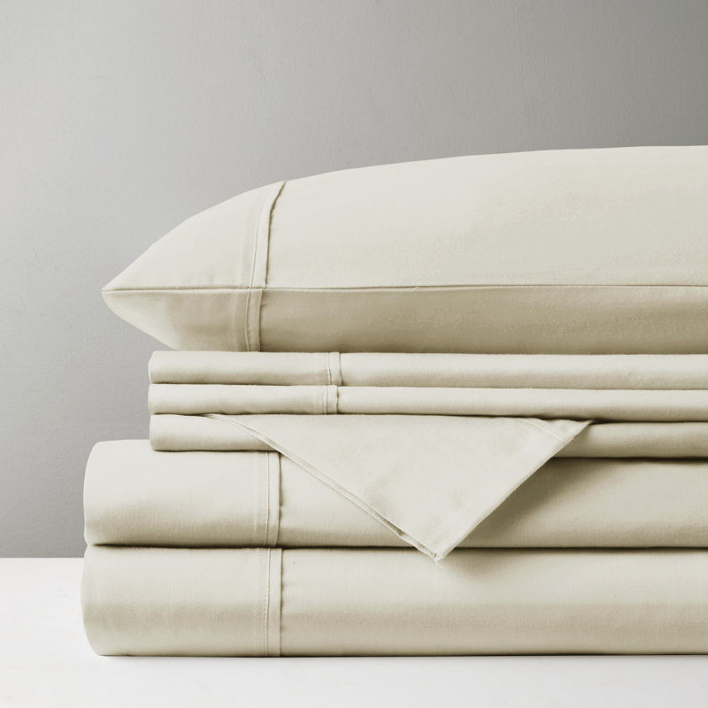 Ivory Queen 800 Thread Count Cotton Blend Sateen Sheet Set