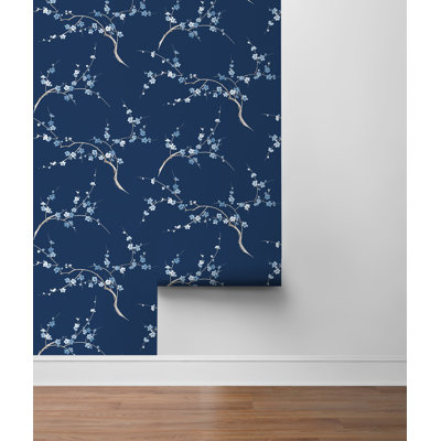Classen Peel & Stick Floral Roll