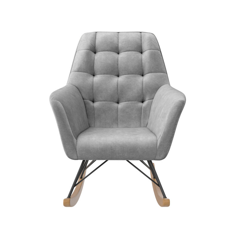 Barbarajean Rocking Chair, Grey
