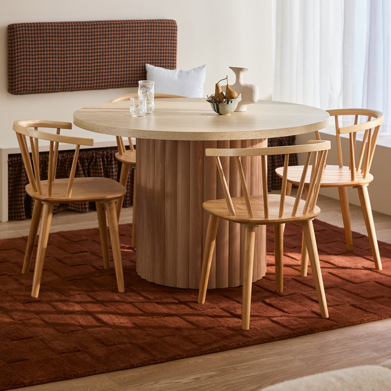 45.2 cm H Solid Wood Dining Chair