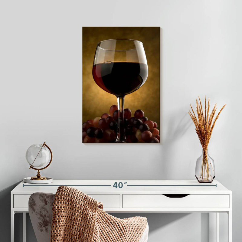 Yarlin Delicious Red Wine, 24" H x 16" W