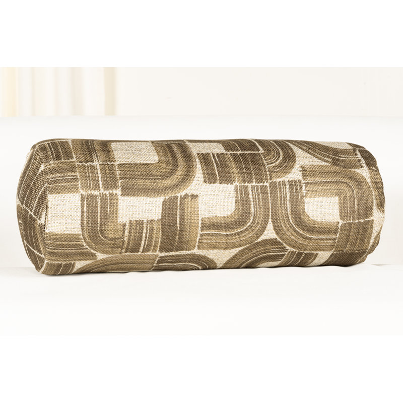 Coussin décoratif Iriye Albue, Teck, 21 po x 8 po, polyester
