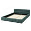 Structure de lit tapissier avec tissu épais, lit plateforme grand format en chenille avec tête de lit et structure solide. Aucun sommier tapissier requis-2036999320