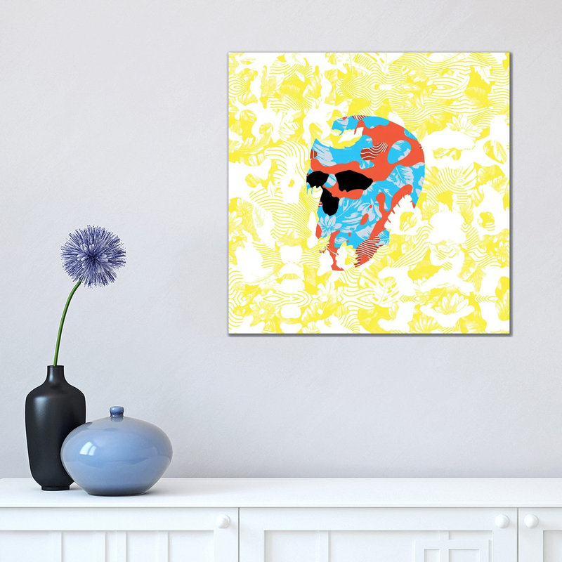 Country Skull by Ali Gulec - Wrapped Canvas Print, 45.72 cm H x 45.72 cm W x 1.91 cm D