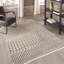 Atlas Wool Southwestern Area Rug in Cream-661943818