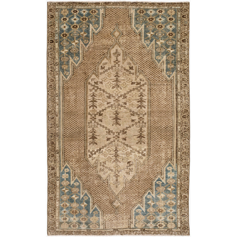 Antique One of a Kind One-of-a-Kind 3'7" x 5'11" Area Rug