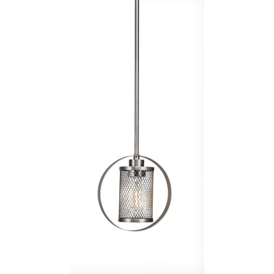 Luminaire suspendu 1 lumière Deshotel Infinity avec ampoule DEL antique transparente