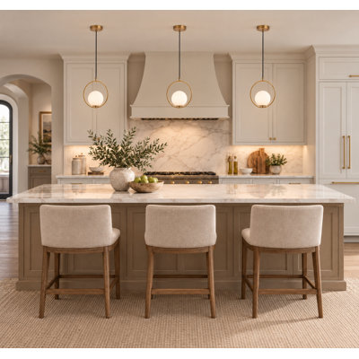 1-Light Gold Pendant With A Milk White Glass Shade