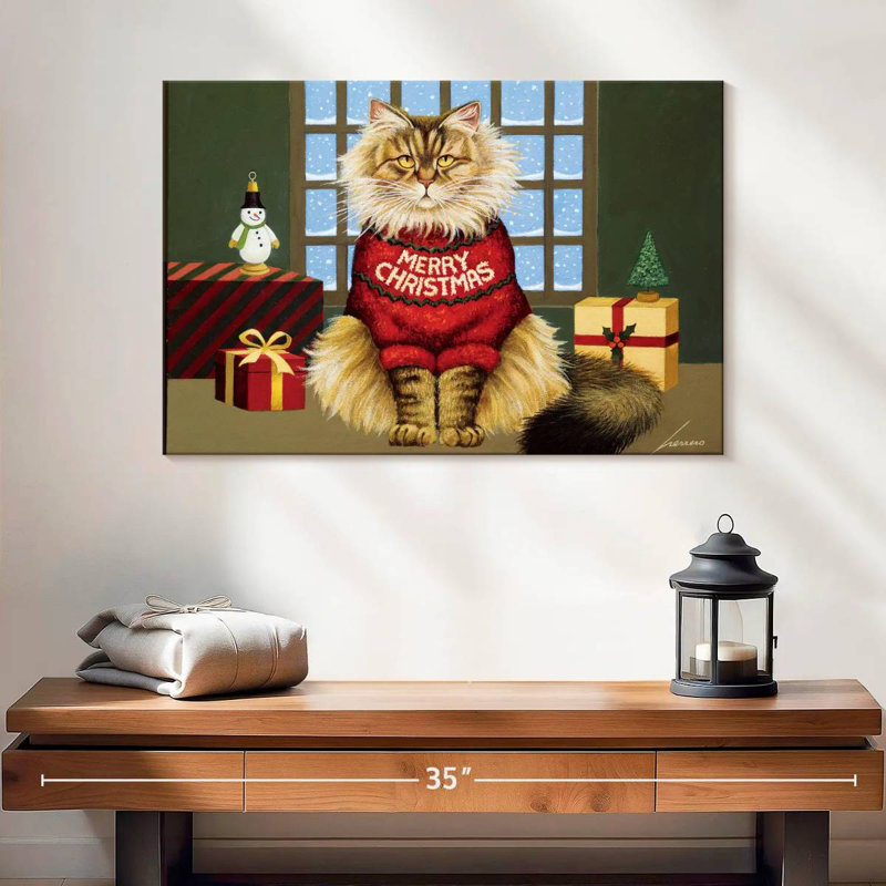 Squeeky's Christmas, 24" H x 36" W