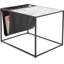Table d'appoint moderne avec plateau en marbre ClickDecor Wilson