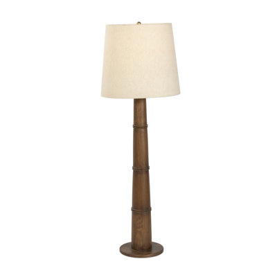 Nerissa Floor Lamp-Warm Brown Oak