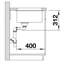 Subline 73 x 46cm Undermount Kitchen Sink-21924092