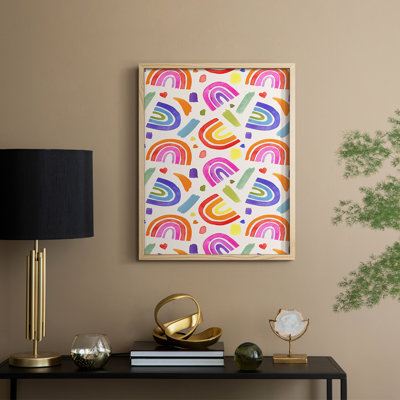 Love Loudly Collection E Framed Print - Solid Wood