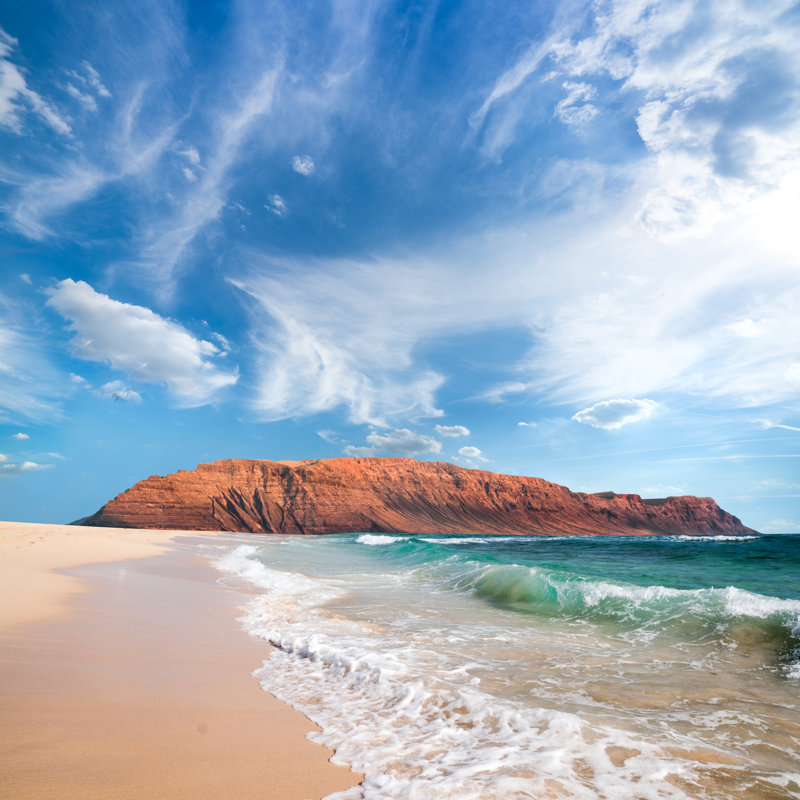 Graciosa et les îles Lanzarote par Anyaivanova - photographie sur toile tendue, L 20 po x H 20 po