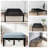 Metal Platform Bed Frame （Twin）