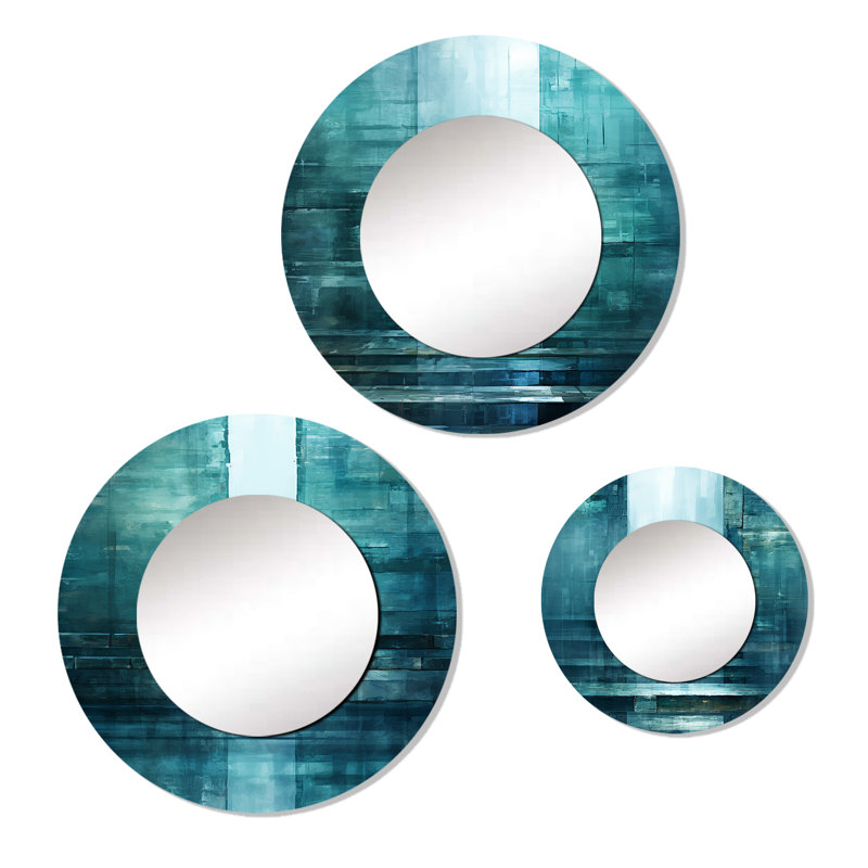 Macedon Metal Round Mirror