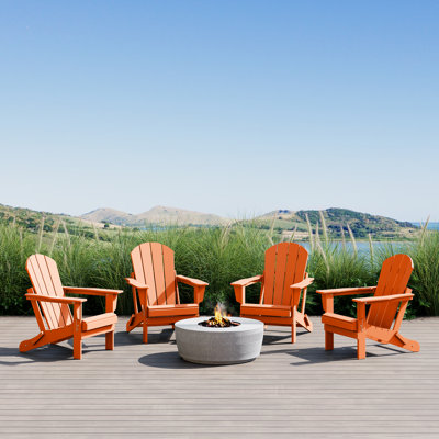 Laguna HDPE Folding Adirondack Chair