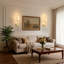 Alcester Traditional/Classcial Wall Lights, 27-Inch Tall Sconce With Remote Control