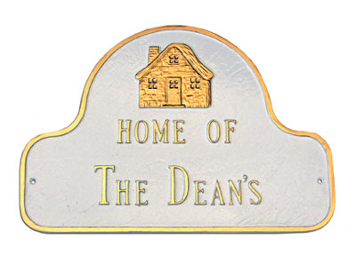Lexington Metal Garden Plaque