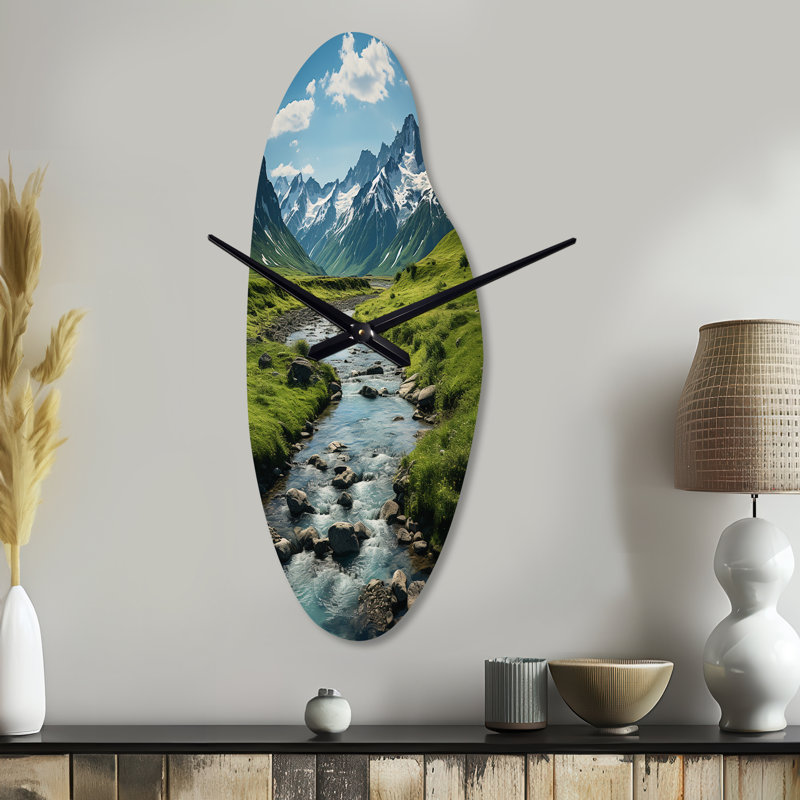 Walshe - Grande horloge murale 3D Alaska, Moyenne