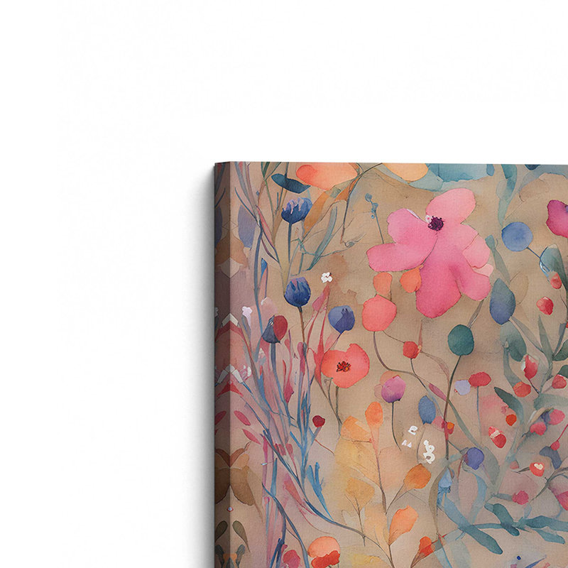 Rêverie de jardin, H 18 po x l 12 po, Toile tendue, Ne s’applique pas