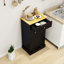Armoire à ordures inclinable avec un tiroir et un compartiment-2067002028