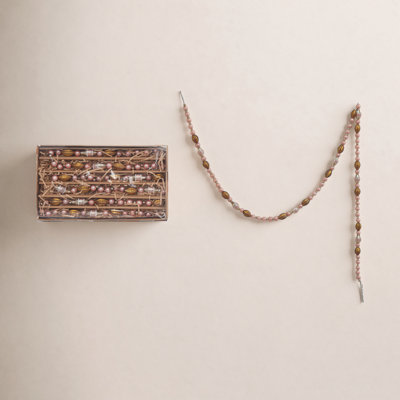 72" Glass Bead No Holiday Garland