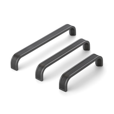 New Collection Decorative Reeded Bridge Cabinet Pulls 3.75" 5" 6.3" Multipack