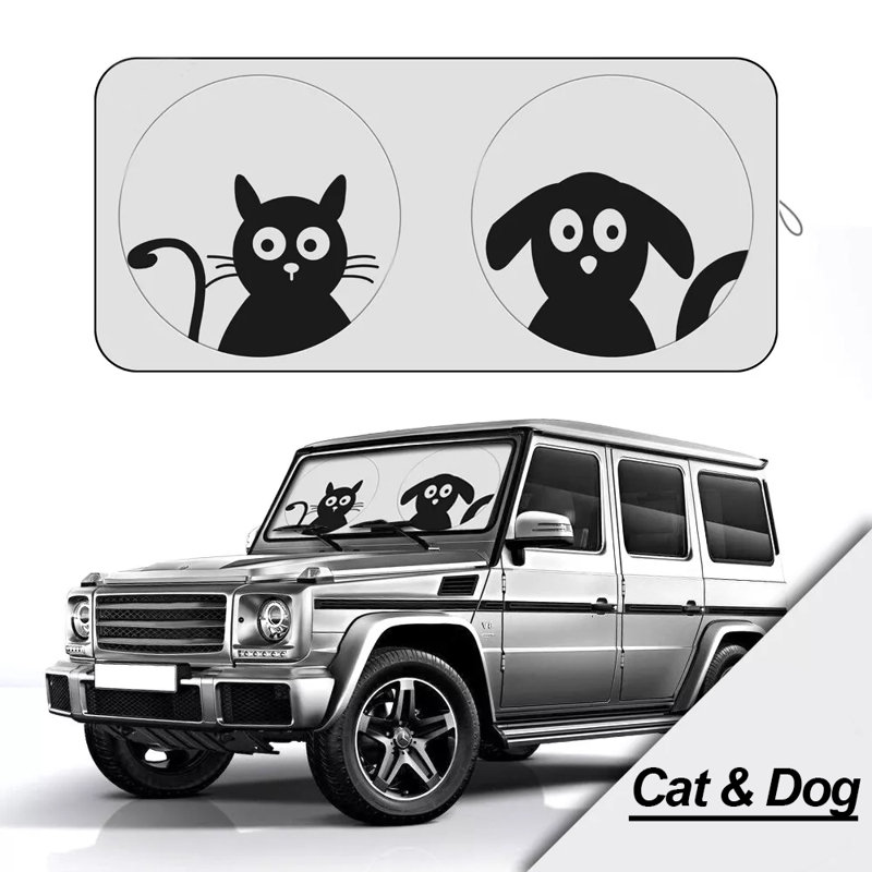 Car Front Window Windshield Sun Shade Foldable Shield Cover Visor UV-Block