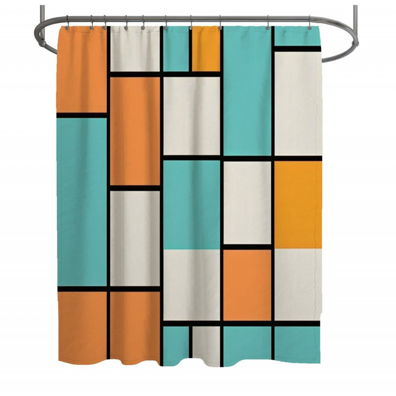 Rideau de douche Jarhett, H 73 po x l 70 po