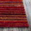 Lavasa Hand Loomed Striped Area Rug in Red-2109443192