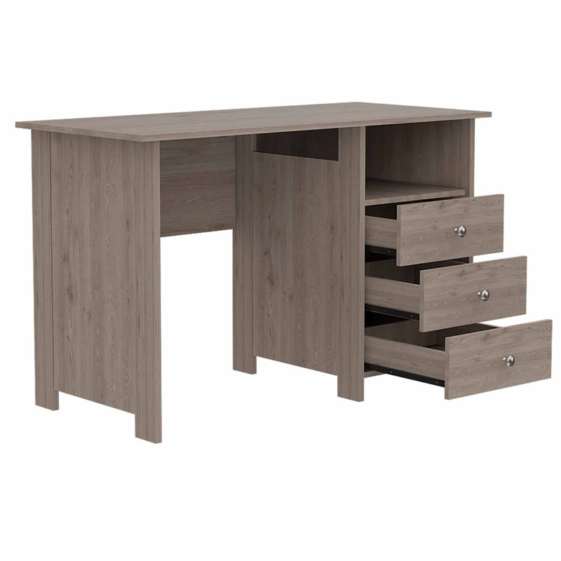 Bureau d'ordinateur 47 po Jacksonville, Gris pâle