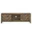 Meuble télé 1pc rustique à motif de chevrons contemporains et traditionnels