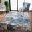 Nimbus Blue/Gray/Black Area Rug-1040906955