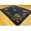 Hand Knotted Pile 1920s Antique Rectangle Wool Blue Rug