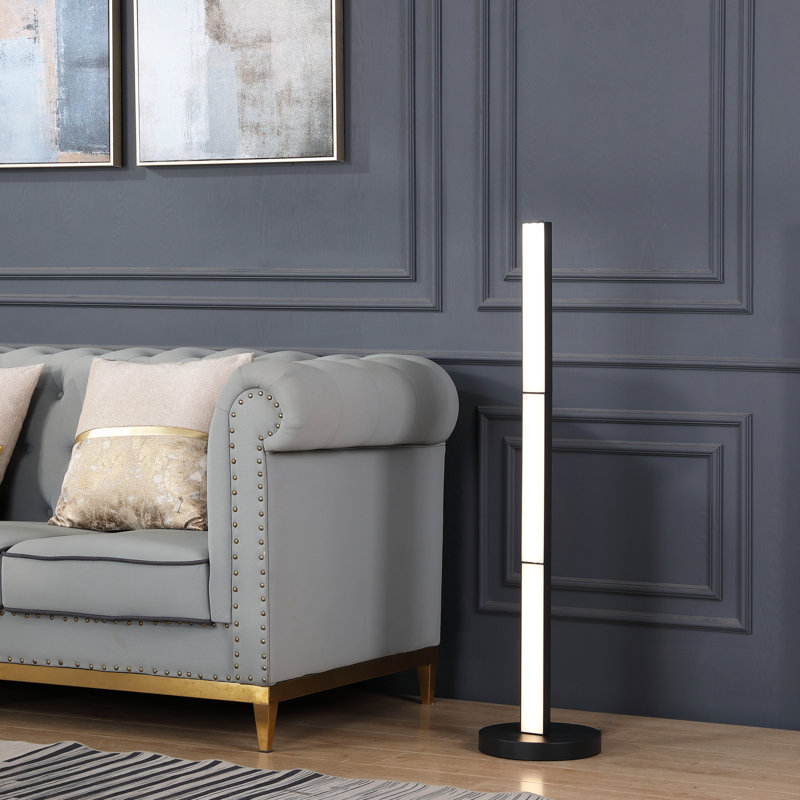 43.64'' Matte LED Task Floor Lamp Set