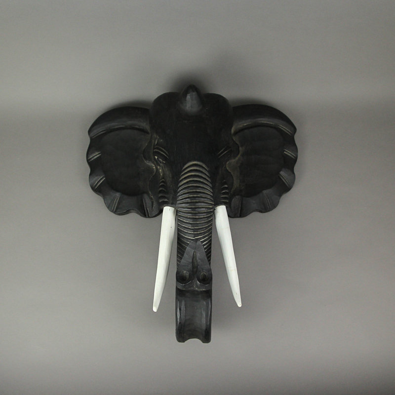 Figurine buste d'éléphant d'Afrique
