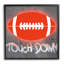 ba-869, impression sur toile encadrée Touch Down Urban Sports-97263257