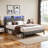 Ilenas 42" Bed with RGB lighting and charging-24147304