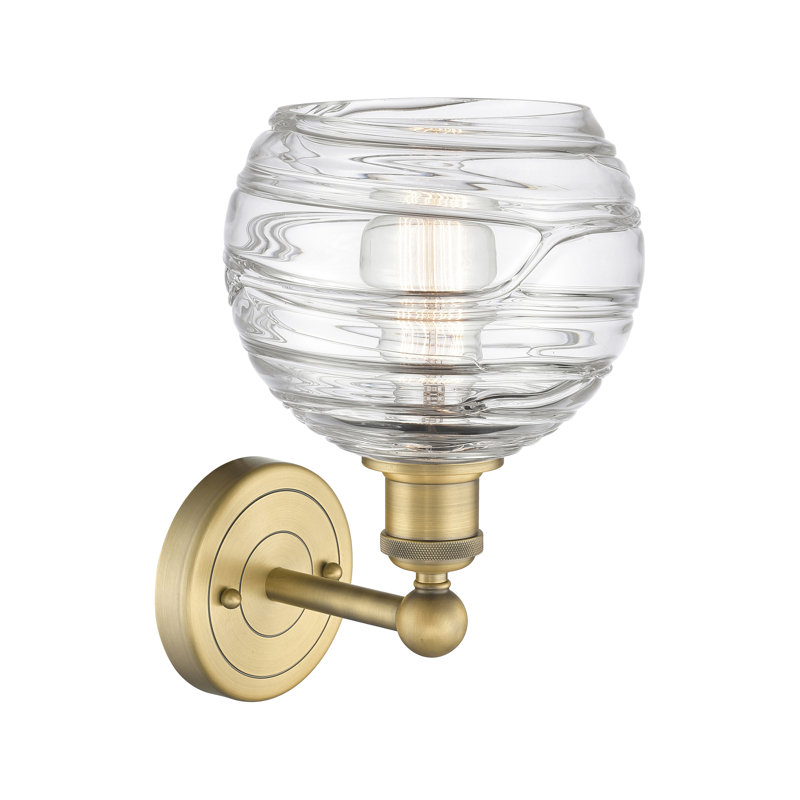 Essex Armed Sconce, Brushed Brass