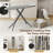 Height-adjustable Ironing Board Iron Table with 4 Legs-107379353