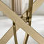 Chanden Luxury Marble Effect Glass 4 Seater Dining Table - Modern Statement Design-1537892243-1543122395