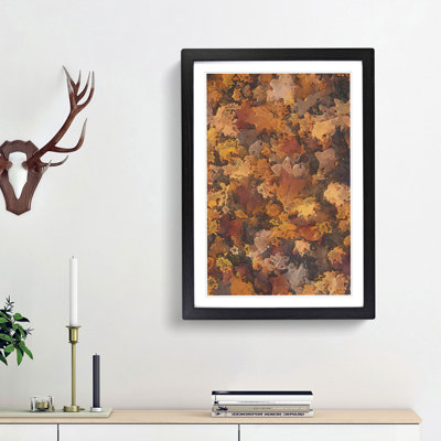 Fallen Leaves - Picture Frame Graphic Art Print