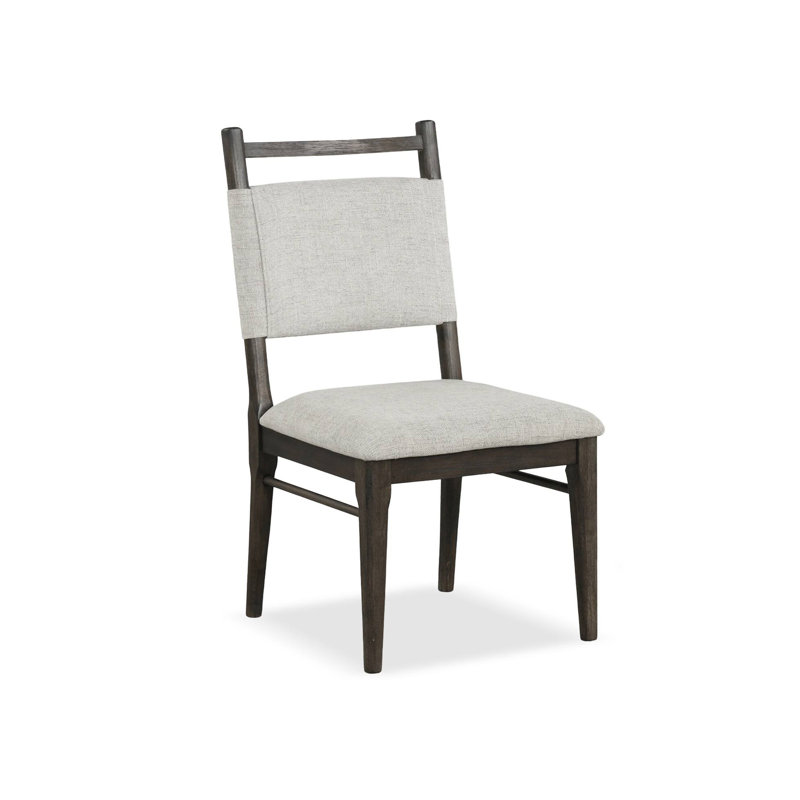Chaise d'appoint moderne l 20,4 po (2 / RTC), noyer foncé