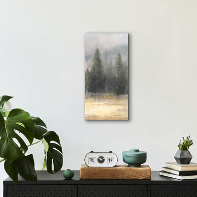 'Misty Pines Panel 2' by Danhui Nai Acrylic Glass Wall Art