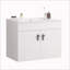Meuble-lavabo de 30 po avec lavabo en céramique et pieds en métal-2142541374
