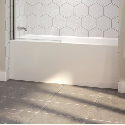 Linea® 60" x 32" Alcove Whirlpool Bathtub