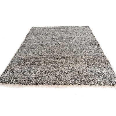 Tapis noir et blanc Nathaniel