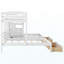 Lit superposé simple au-dessus de simple et simple, lit superposé triple avec tiroirs, escalier avec rangement, tablettes intégrées, blanc-825982476-825982492-825982469